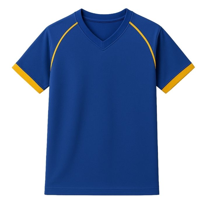 Sıfır Yaka Şehir Stili T-Shirt